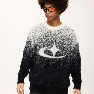 AELFRIC ADEN | Gradient Jacquard Star Sweater